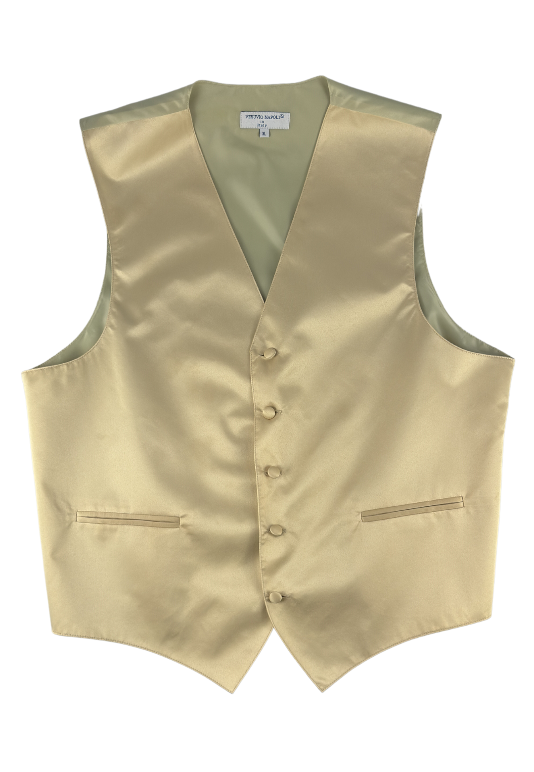 Vesuvio Napoli - Gold Vest and Tie Set