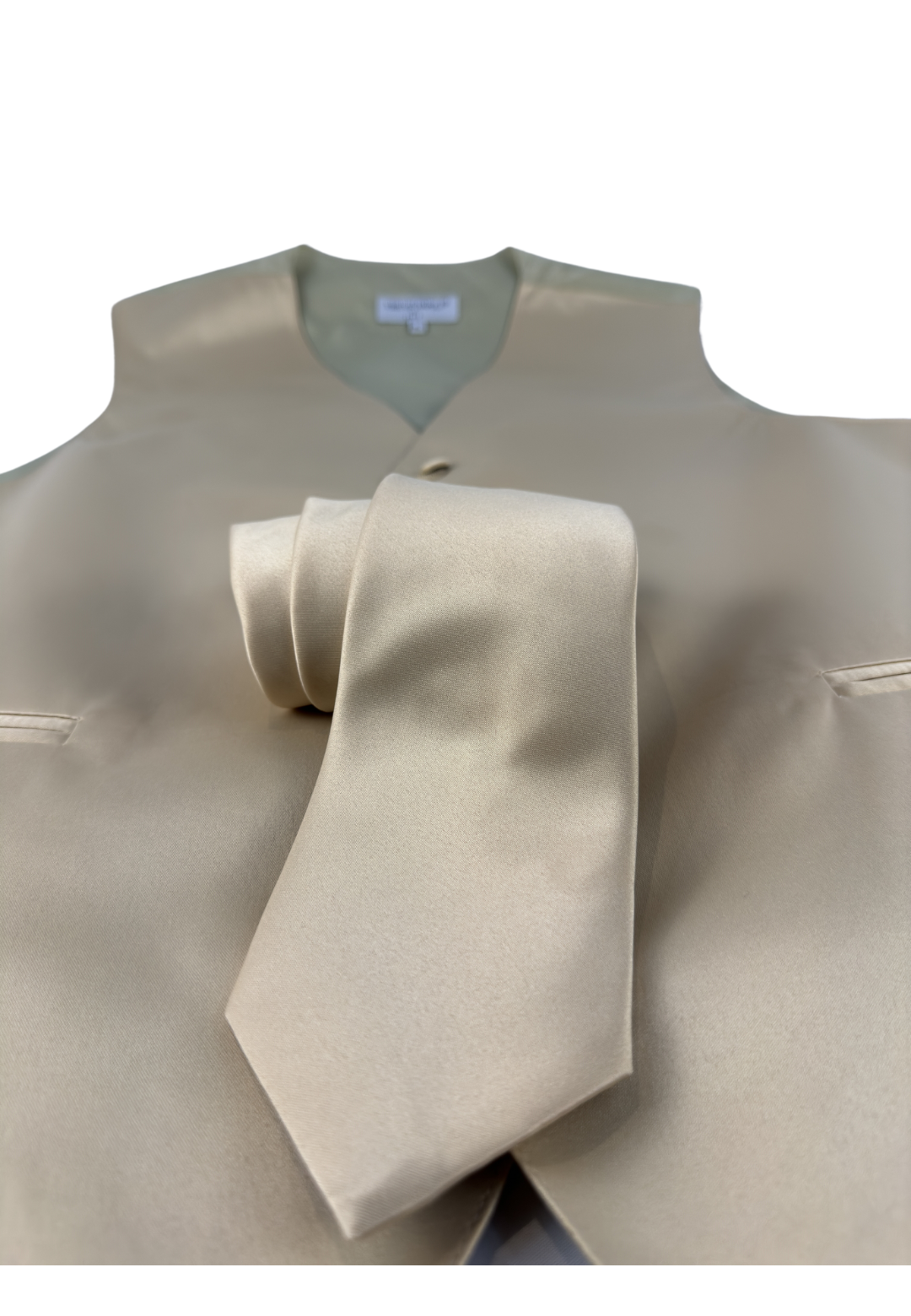 Vesuvio Napoli - Gold Vest and Tie Set
