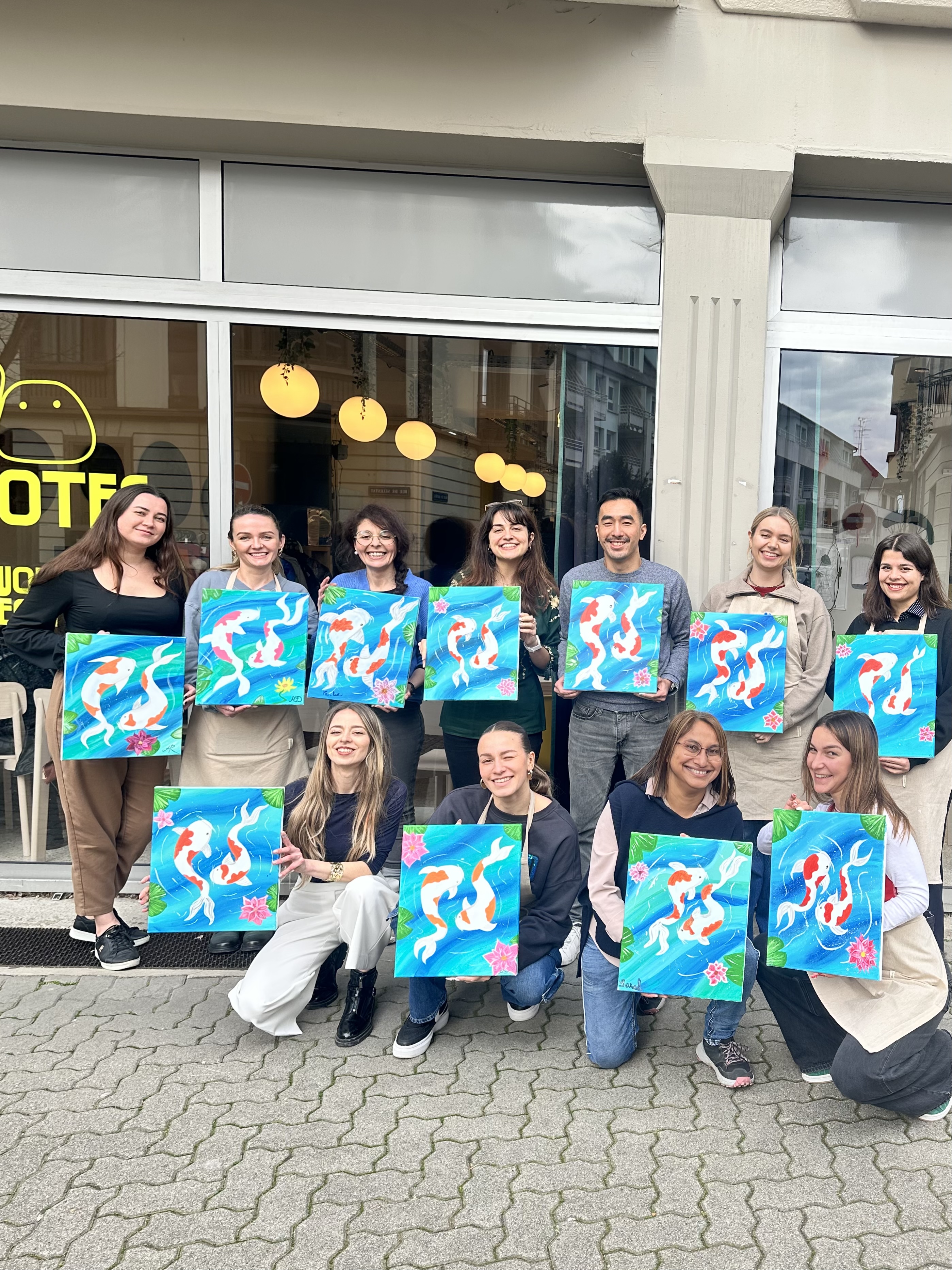  Carpes Koï du Japon  🐟