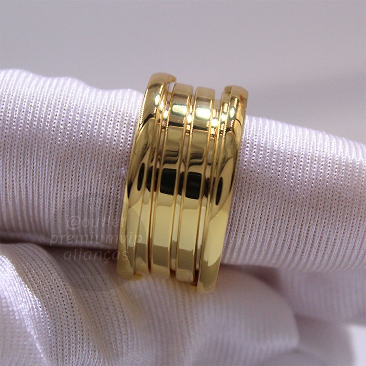 Anel bvlgari ouro 18 k amarelo