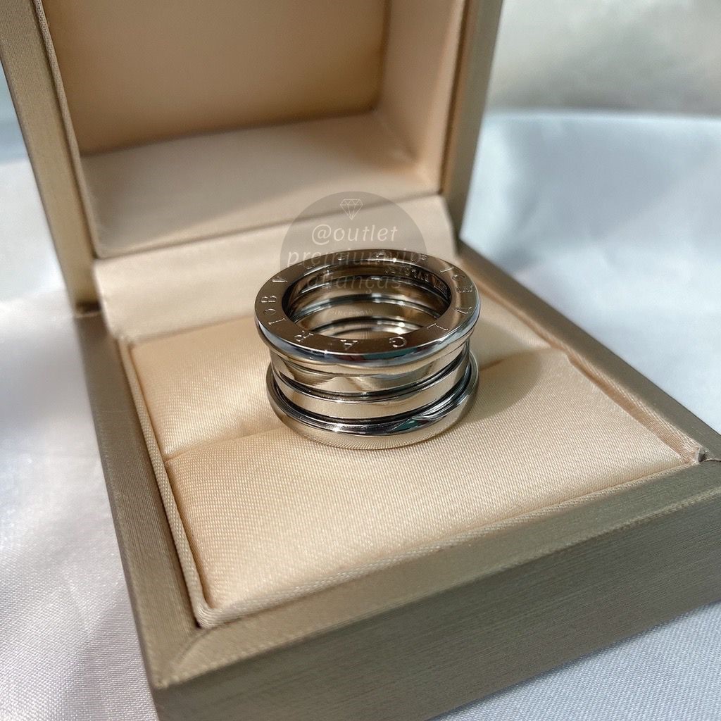 Anel bvlgari mola bzero1. ouro branco 