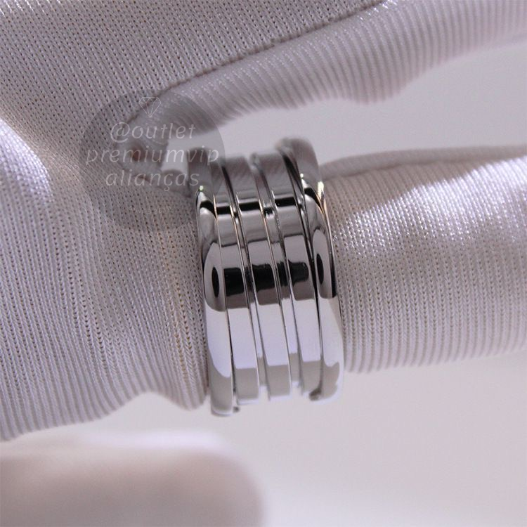 Anel bvlgari mola bzero1. ouro branco 