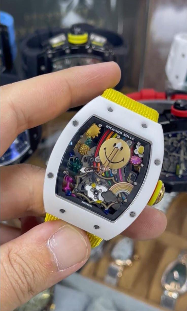Relogio Richard Mil 88 Automatic Tourbillon Smiley
