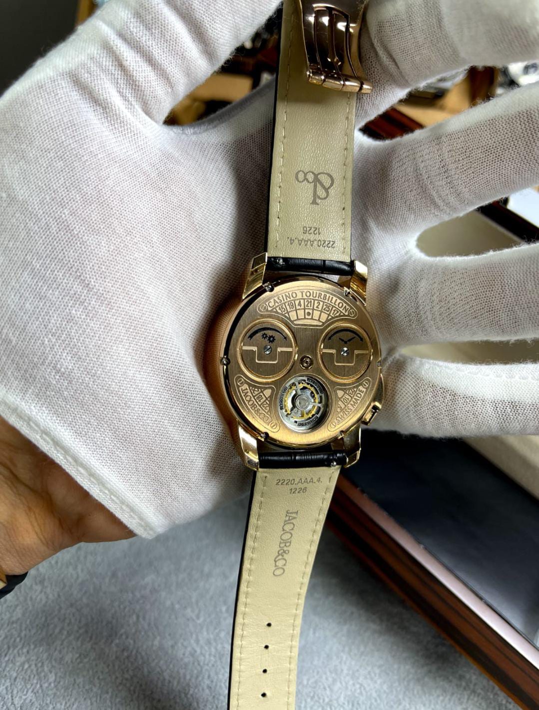 Relogio Cassino Jacob TOURBILLON Automático