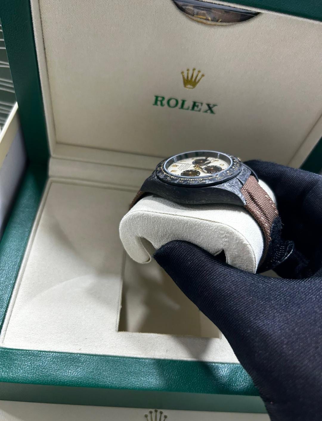 Relogio Rolex Daytona Fibra de Carbono Desert