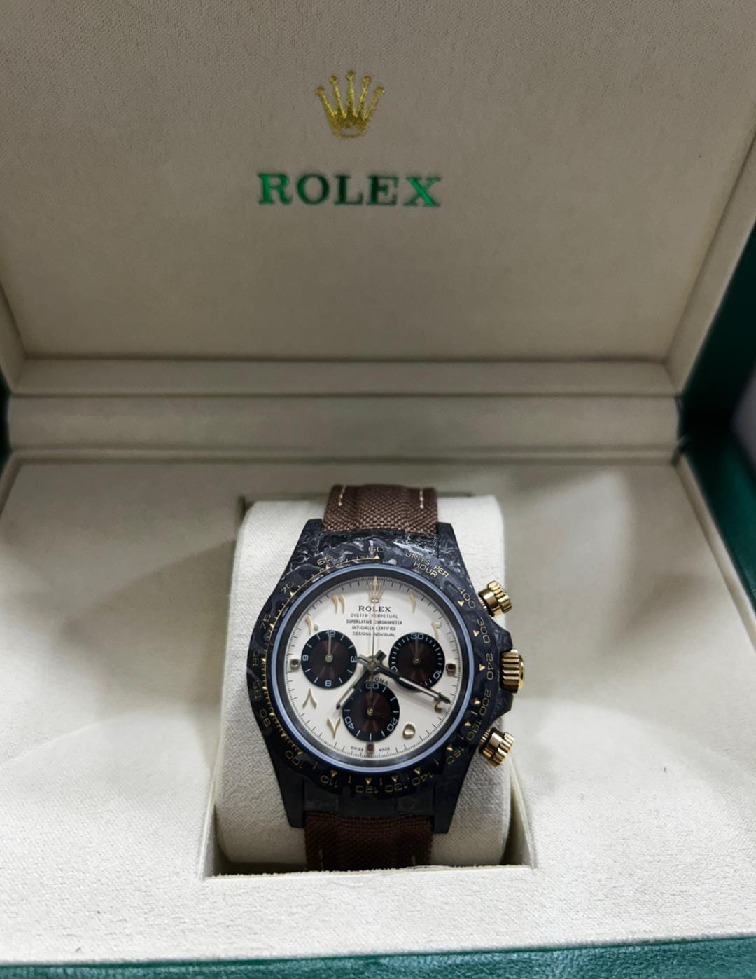 Relogio Rolex Daytona Fibra de Carbono Desert