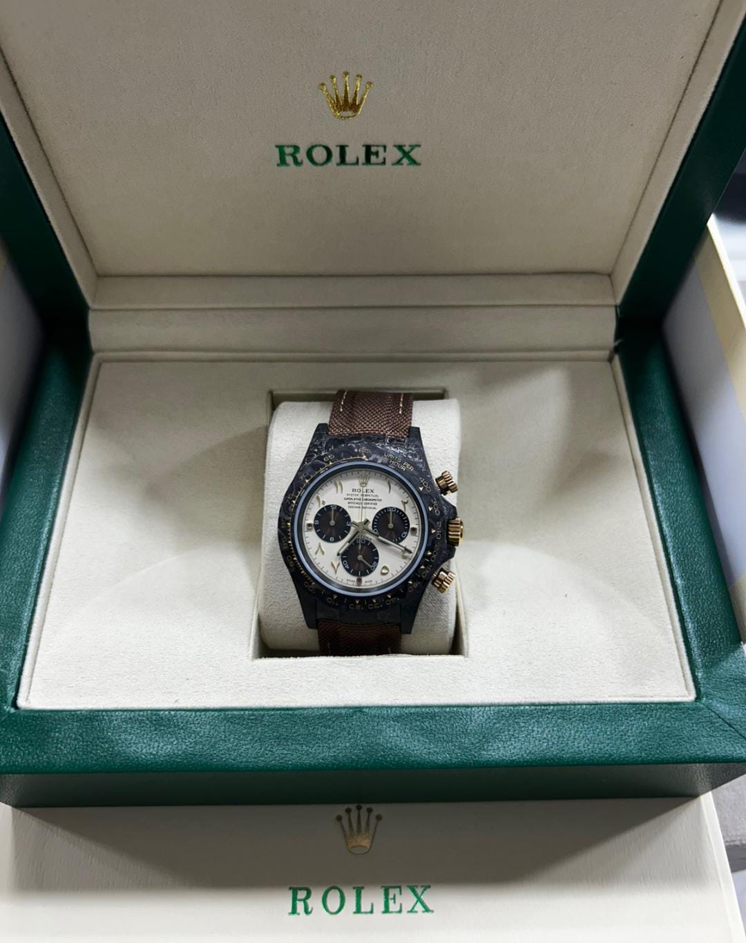 Relogio Rolex Daytona Fibra de Carbono Desert