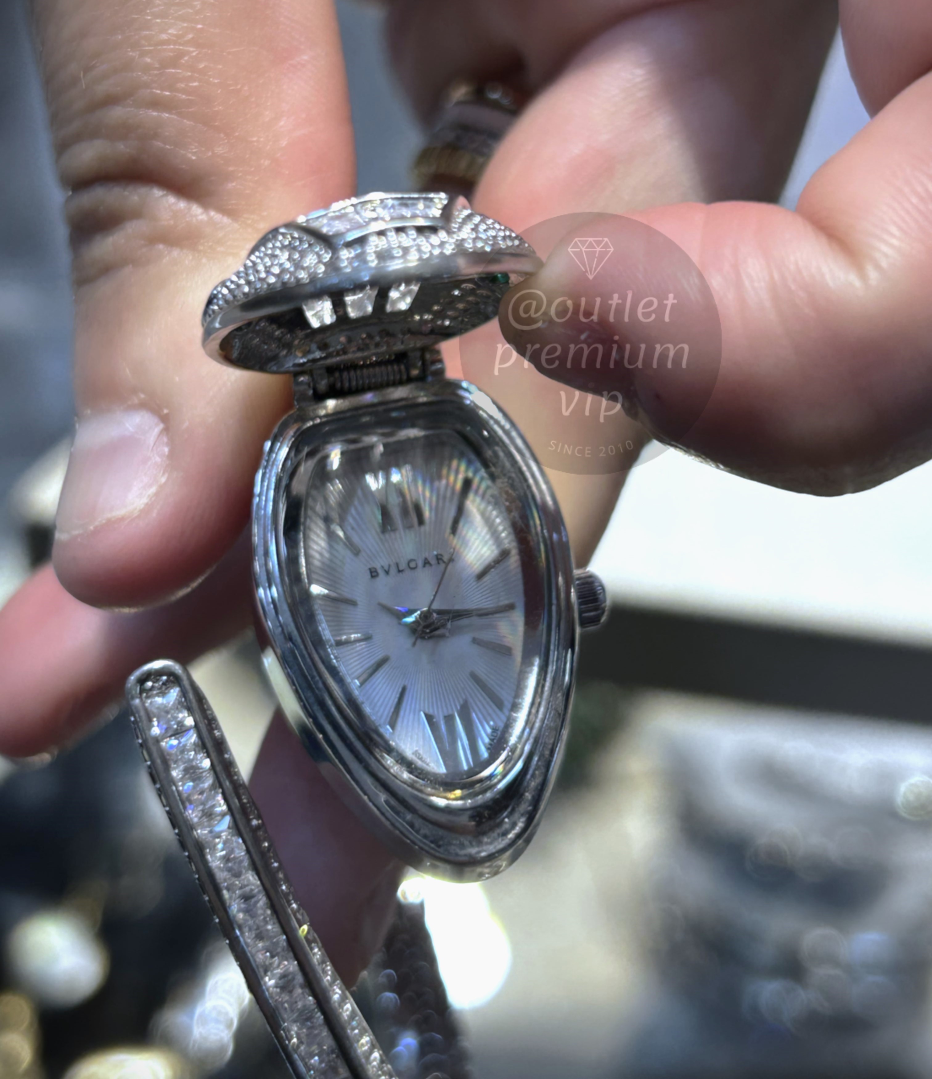 Relógio Serpenti Secret Relógio bvlgari