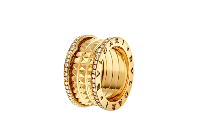 Anel Bvlgari Rock Em Ouro Amarelo