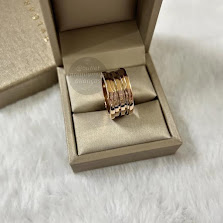 Anel Bvlgari B.Zero1 Ouro Rosé