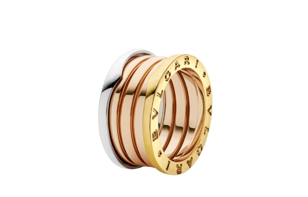 Anel Bvlgari Bzero1 3 cores 