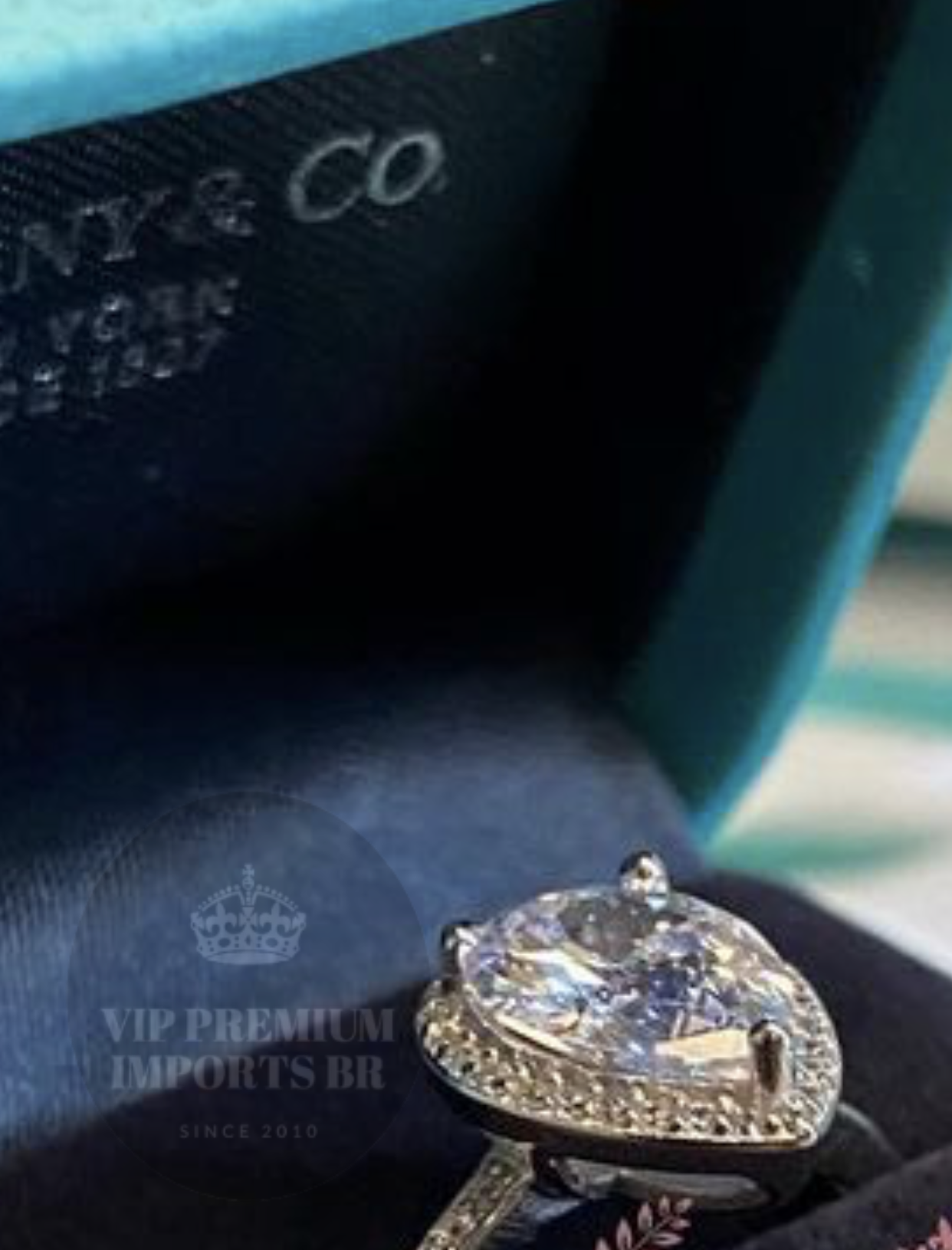 Anel gota Solitario Tiffany & co.