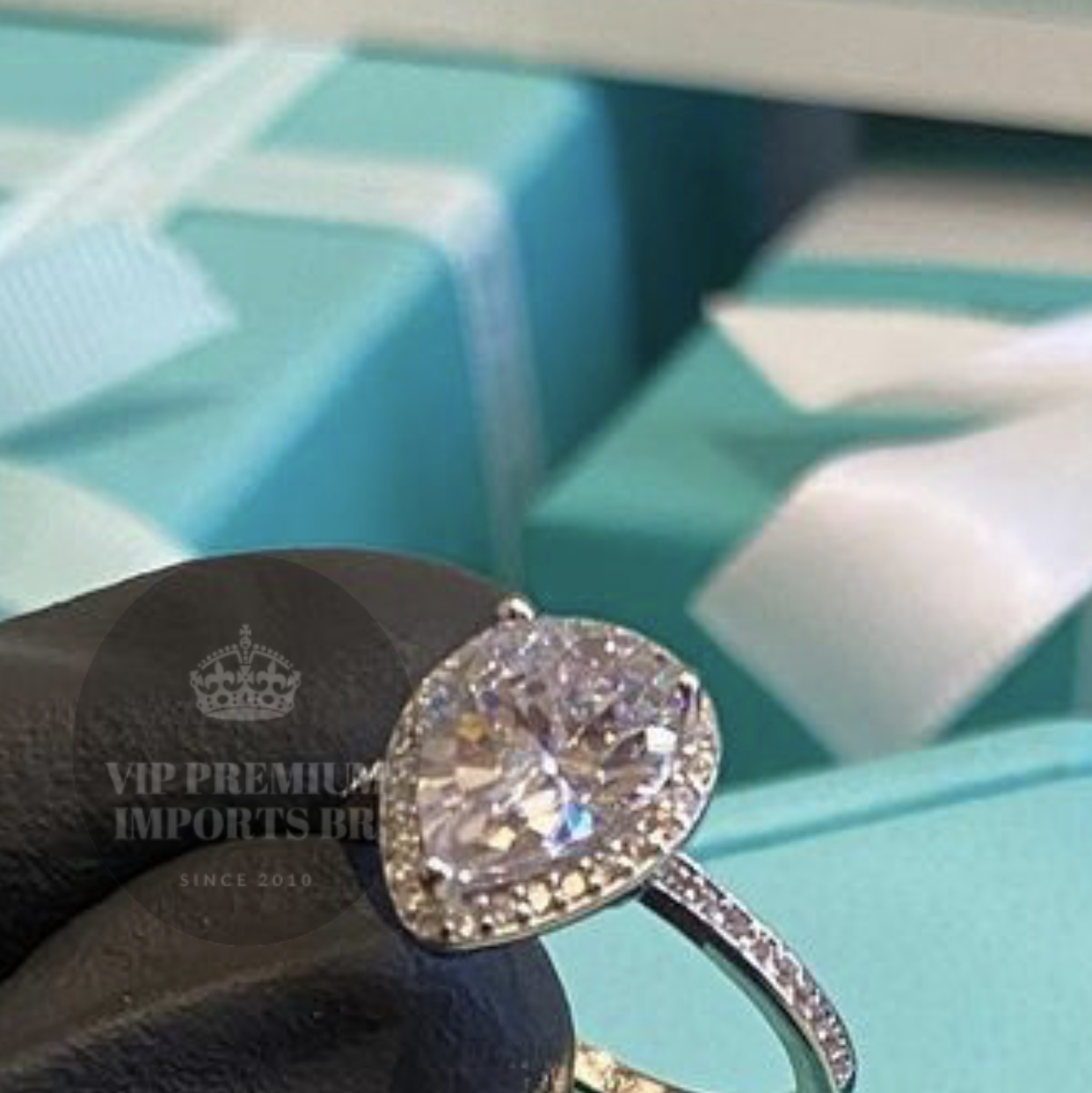 Anel gota Solitario Tiffany & co.