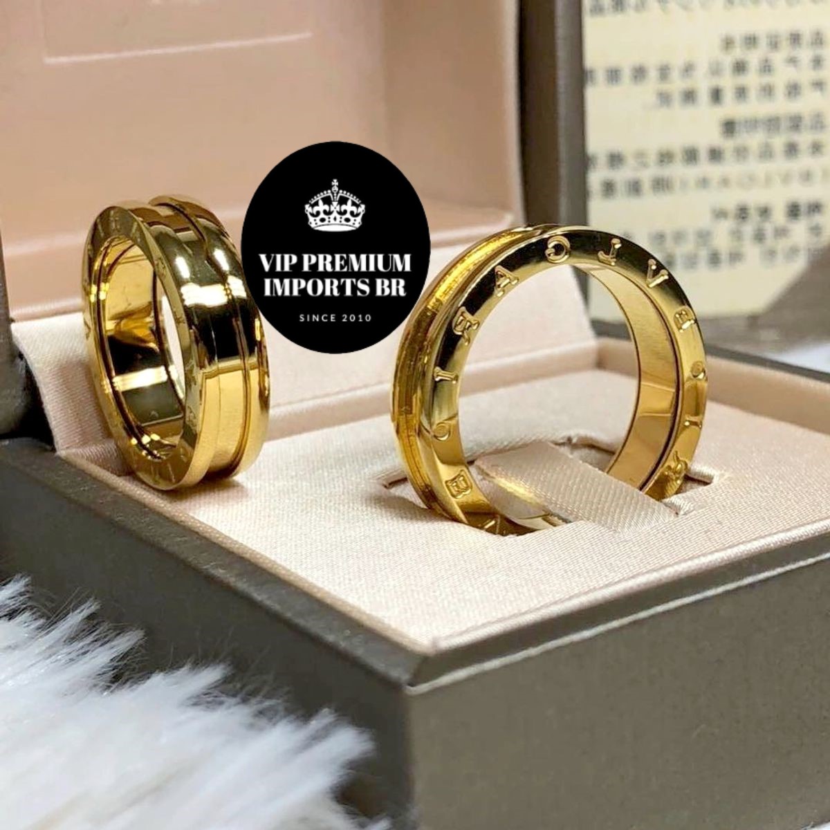 Anel BVLGARI bzero1 Ouro 18K