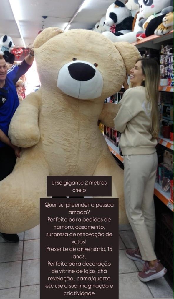 Urso Gigante de 2 metros 
