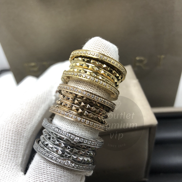 Anel Bvlgari Rock Em Ouro Amarelo