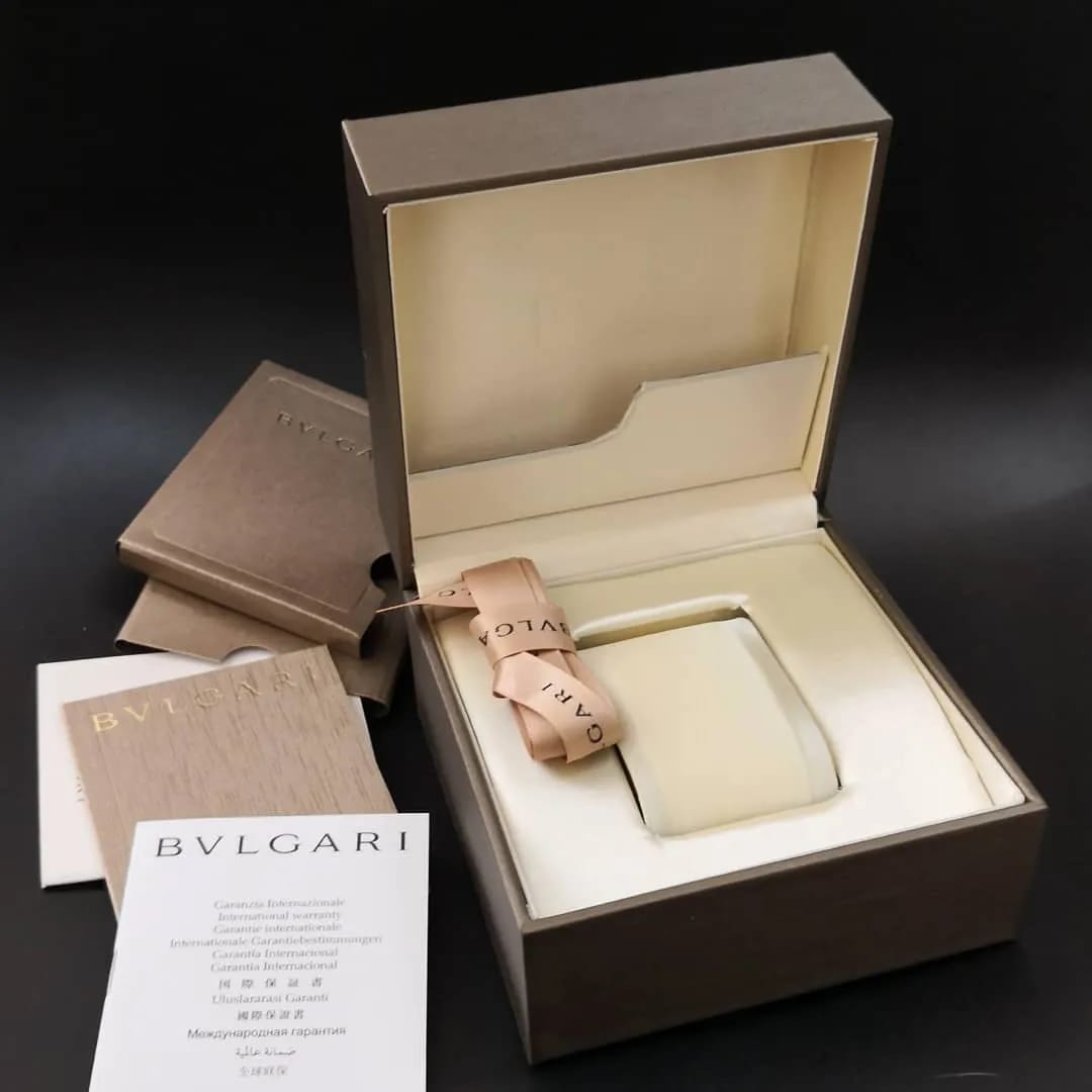 Caixa original de Relogio Bvlgari Bulgari kit embalagem