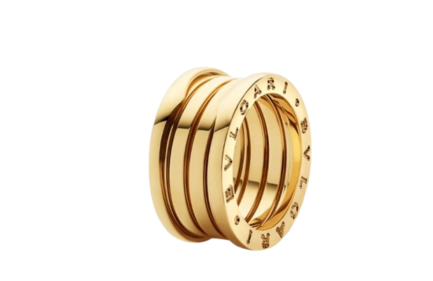 Anel Bvlgari bzero1 com molas flexiveis