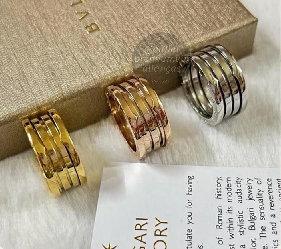 Anel Molas flexiveis Bvlgari 