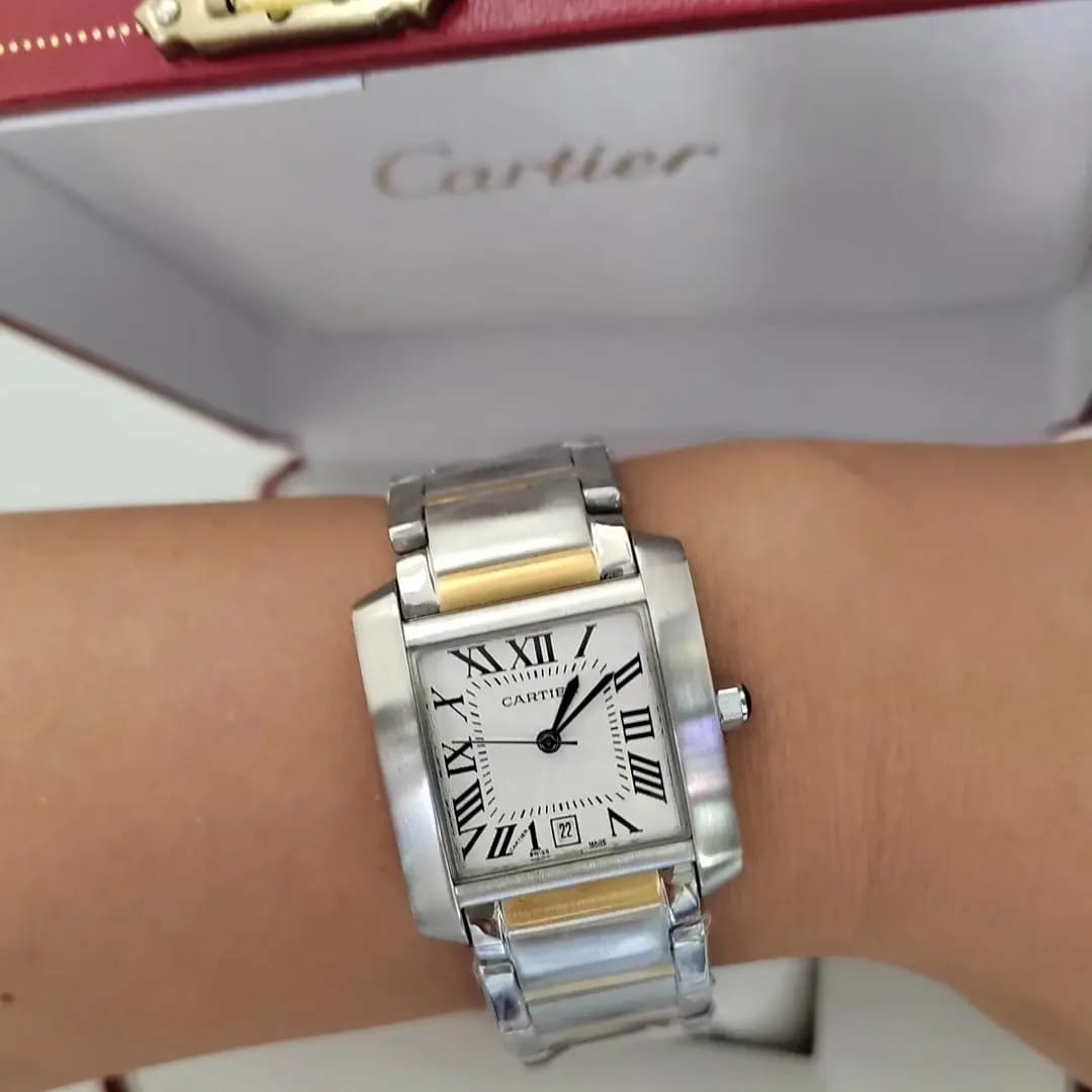 Relogio cartier santos Misto 36mm