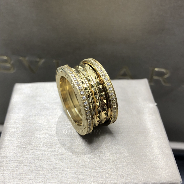 Anel Bvlgari Rock Em Ouro Amarelo