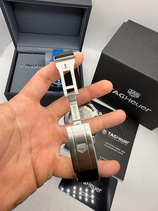 Relogio Tag Heuer aquarecer 300 , 43mm Pulseira de Borracha