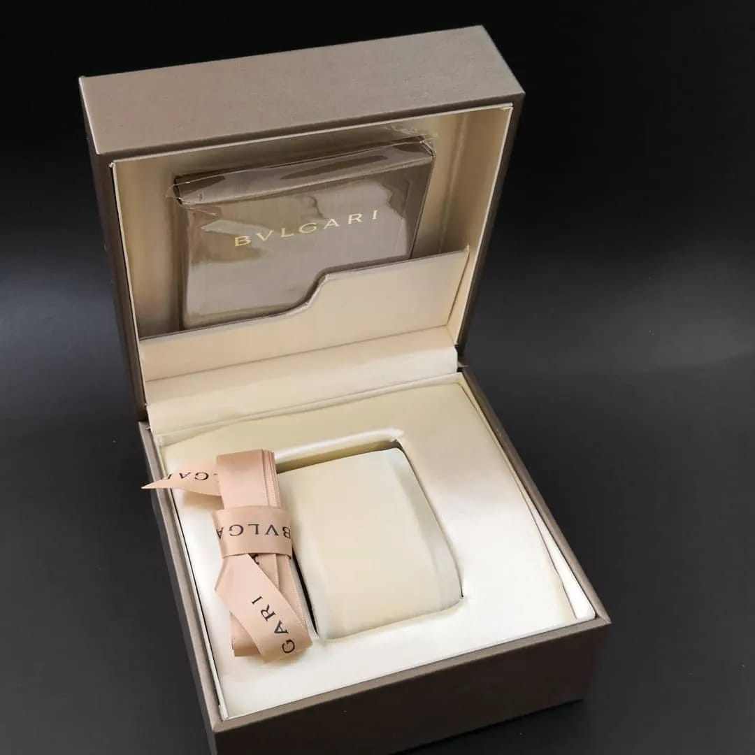 Caixa original de Relogio Bvlgari Bulgari kit embalagem