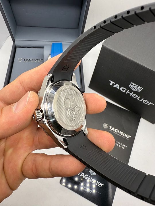 Relogio Tag Heuer aquarecer 300 , 43mm Pulseira de Borracha