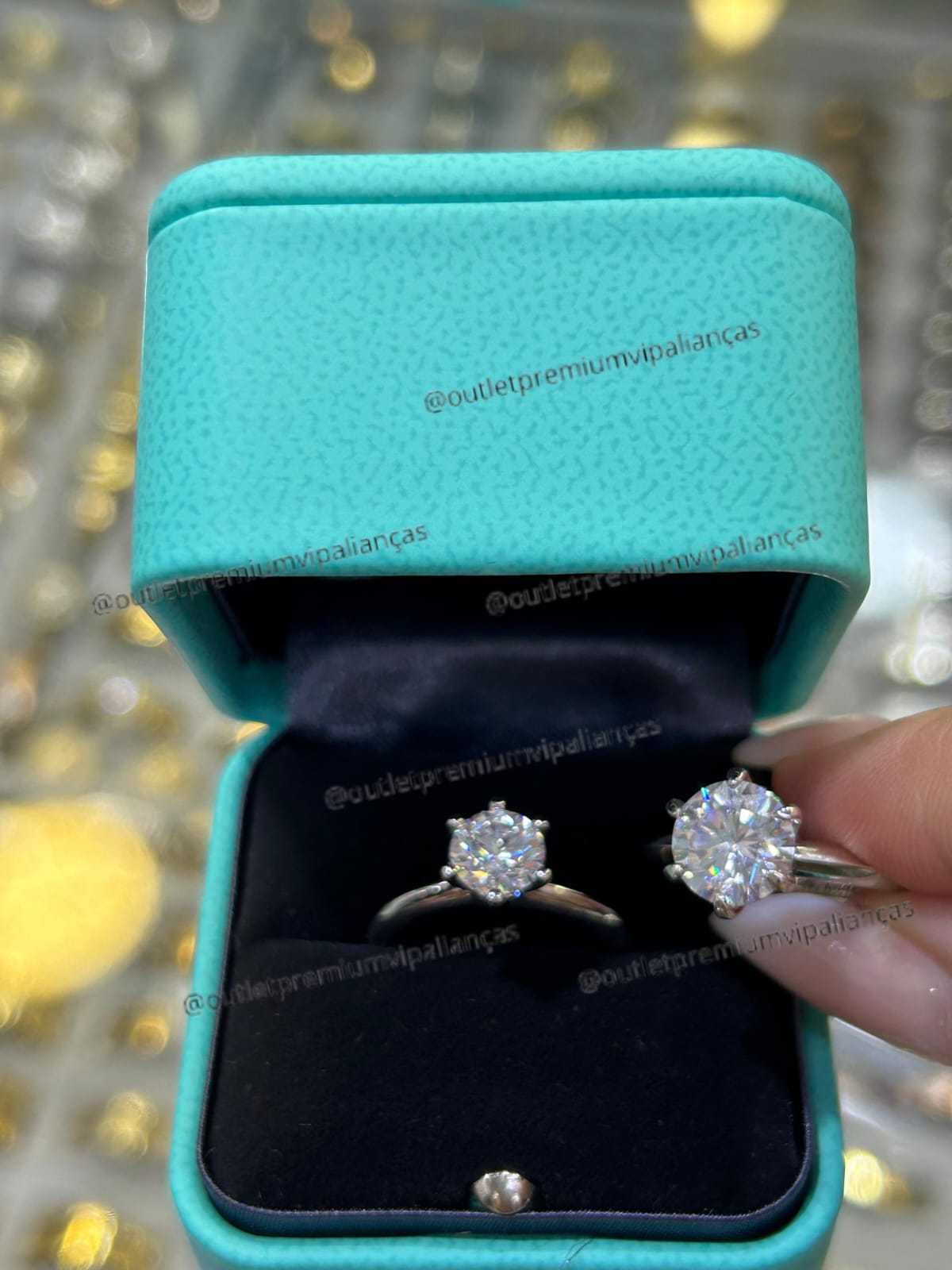 Anel Solitario Tiffany & Co. 