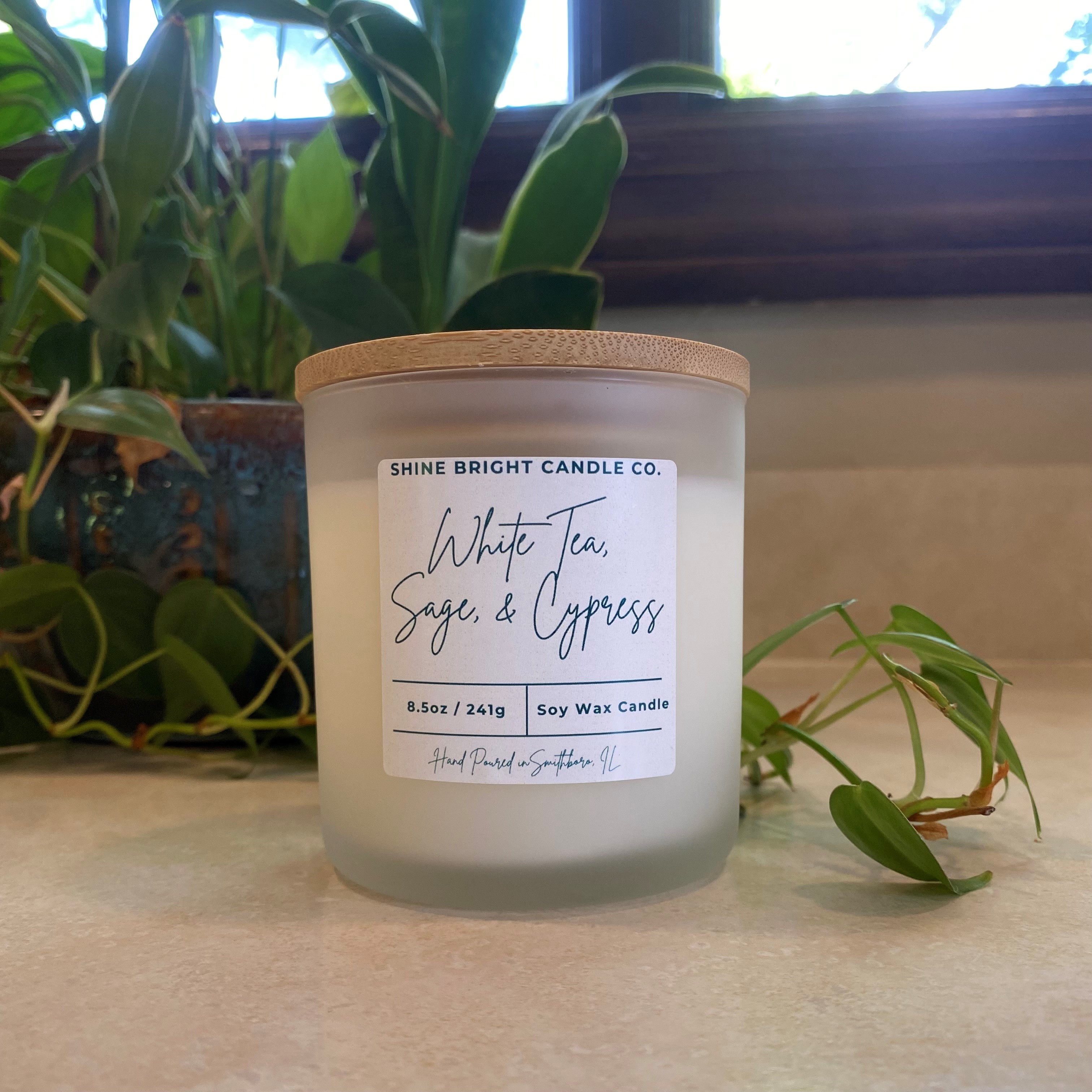 White Tea, Sage, & Cypress 8.5oz