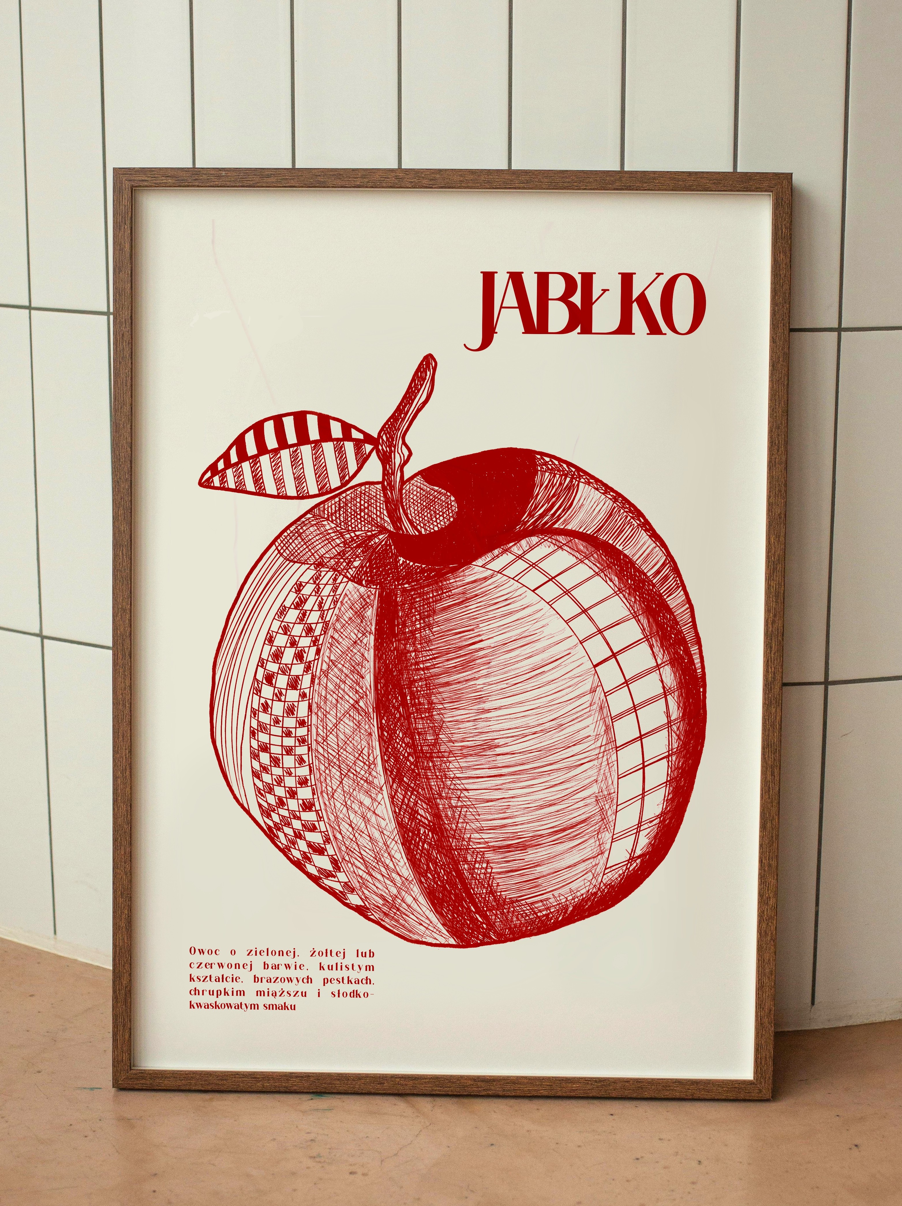 PLAKAT JABŁKO