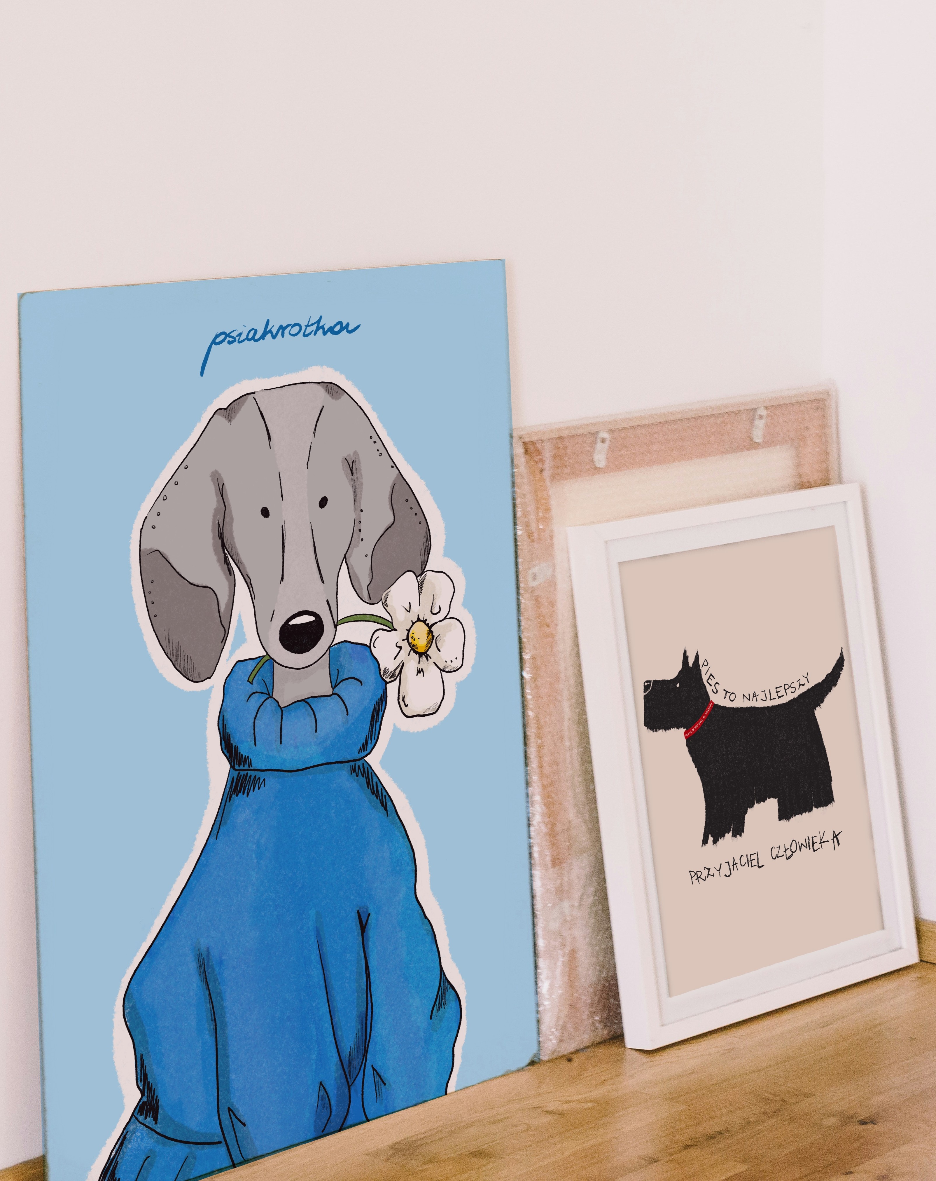 PLAKAT PSIAKROTKA