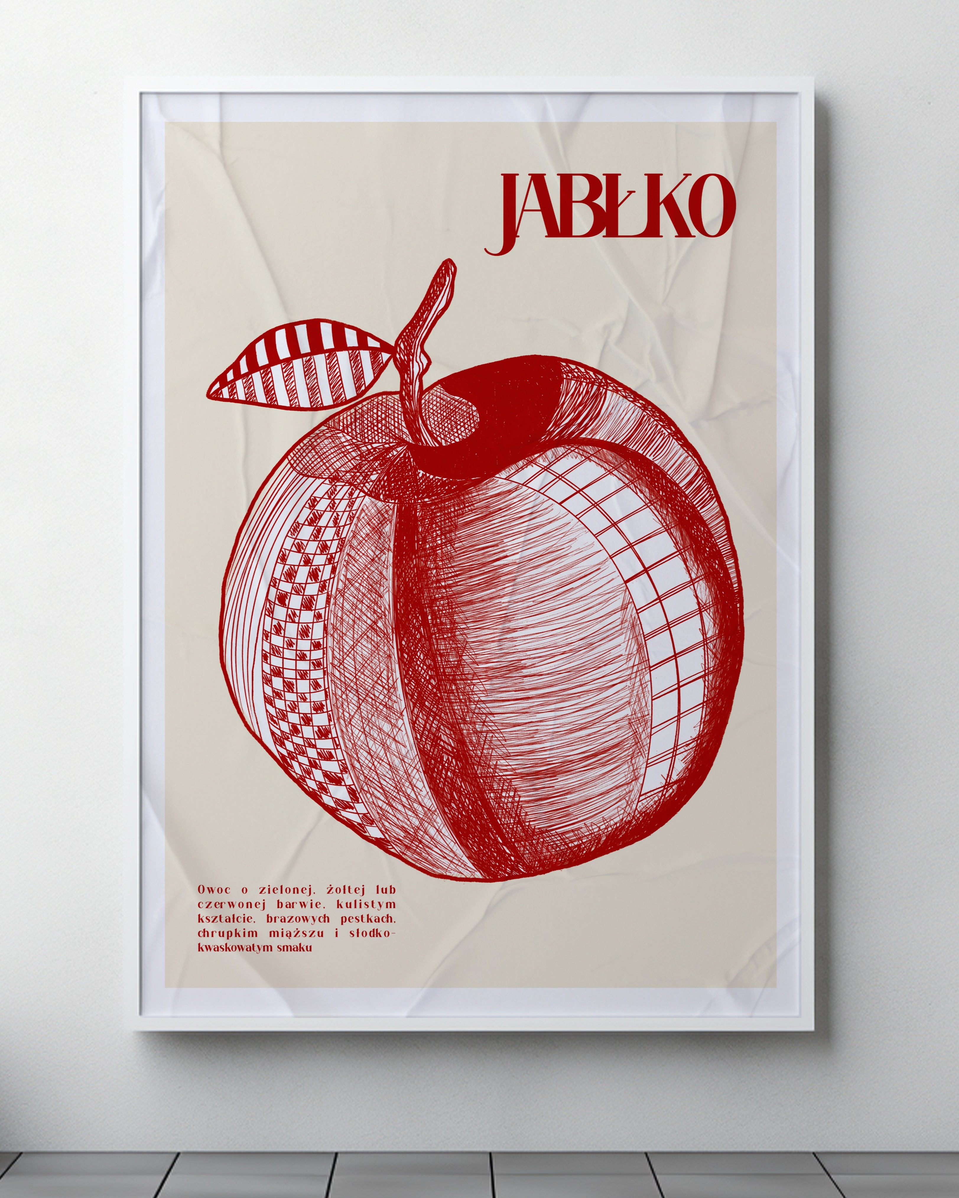 PLAKAT JABŁKO