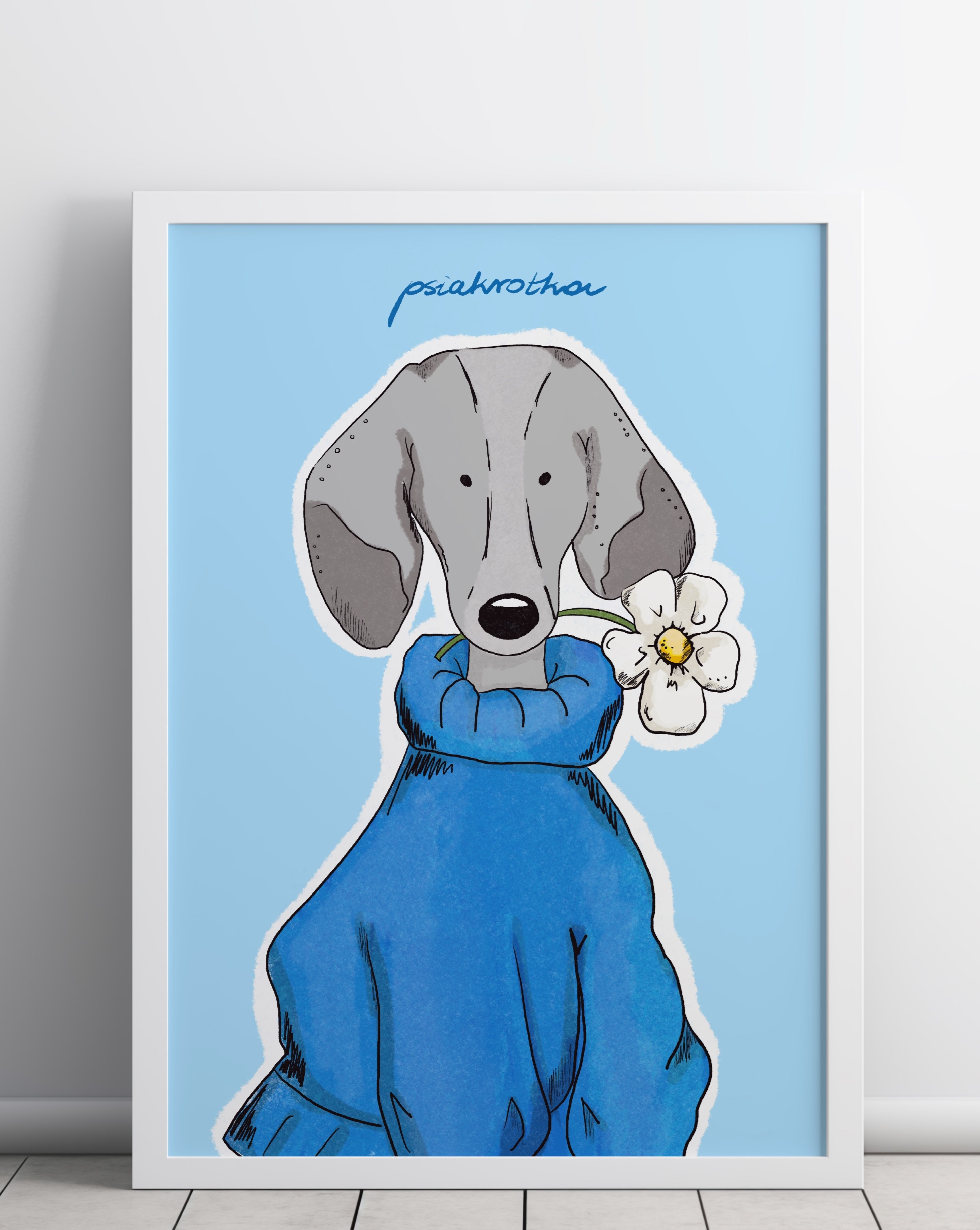 PLAKAT PSIAKROTKA