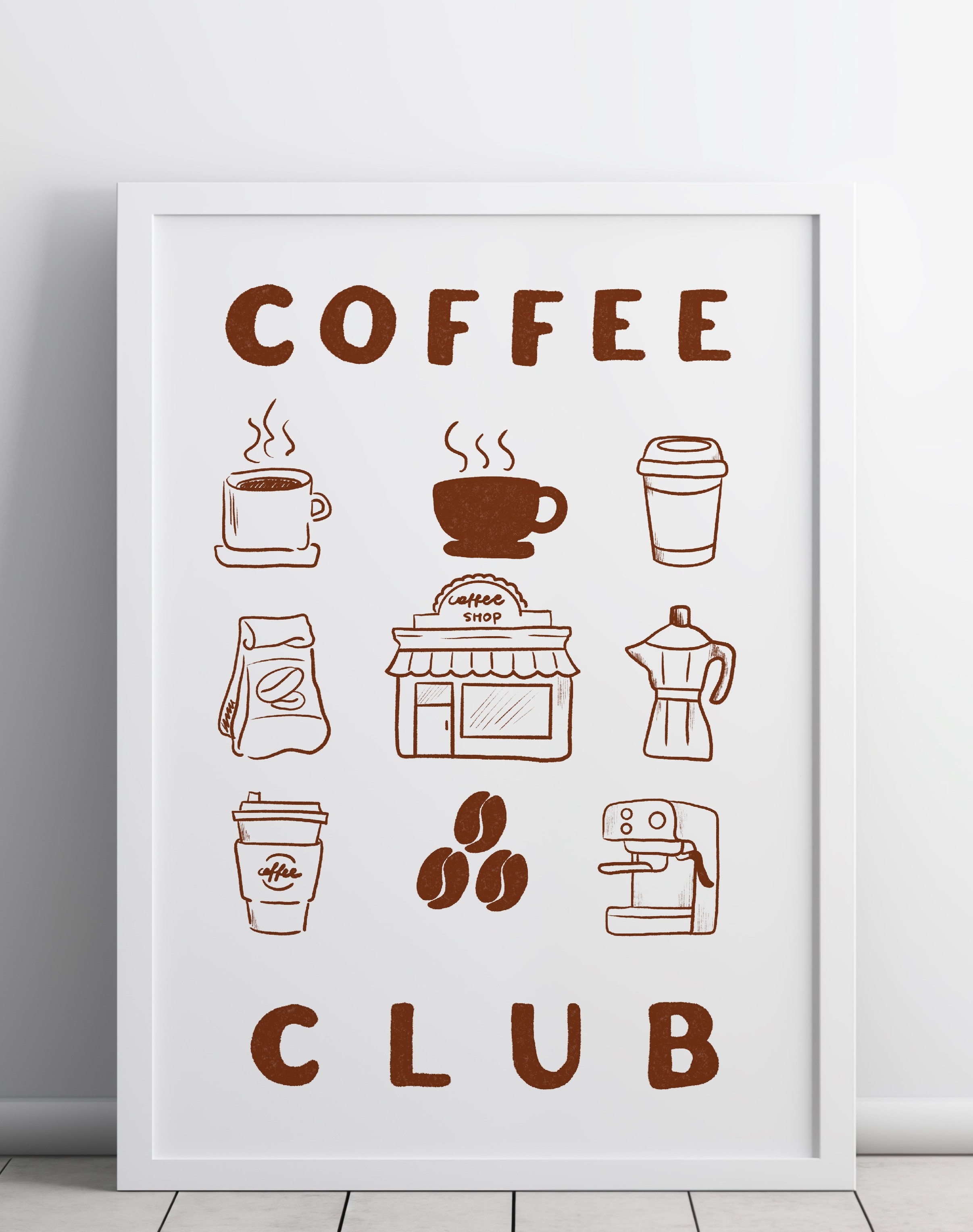 PLAKAT COFFEE CLUB