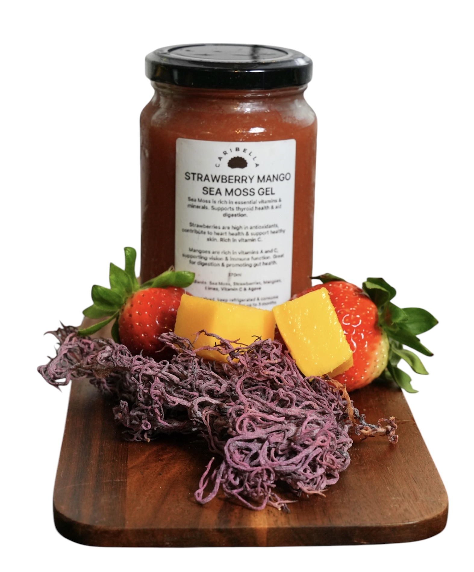 Strawberry Mango Sea Moss Gel (370ml)