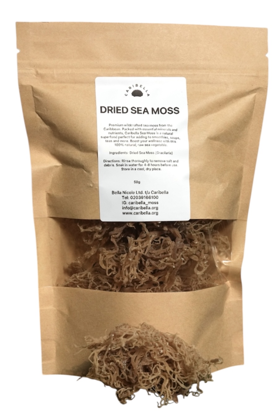 Caribella Dried Golden Sea Moss (50g)