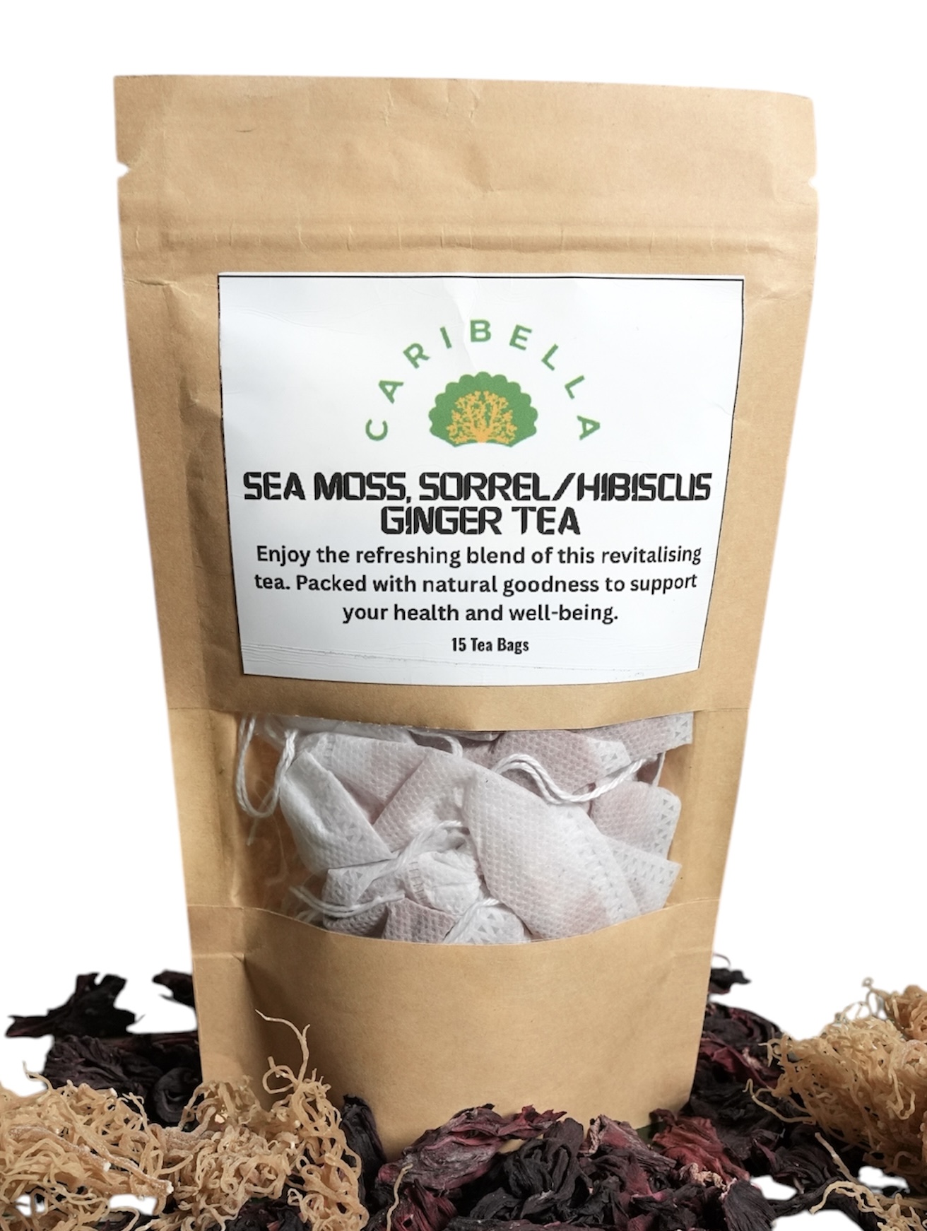 Digestive Tea - Sea Moss Sorrel/Hibiscus & Ginger