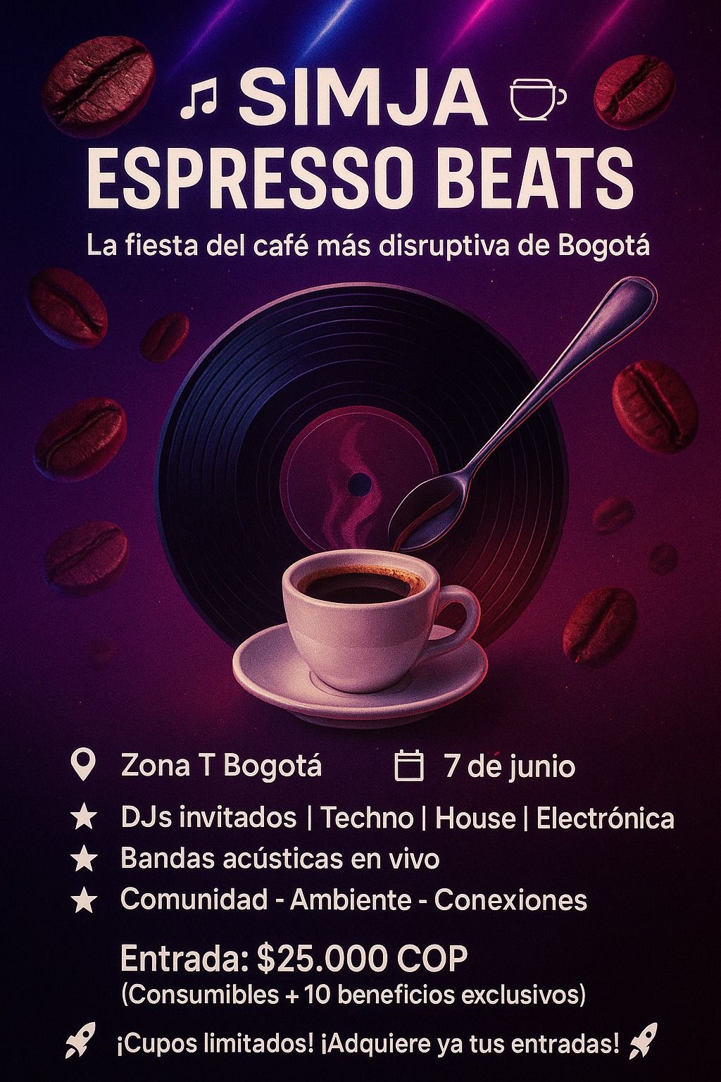 SIMJA Espresso Beats Event