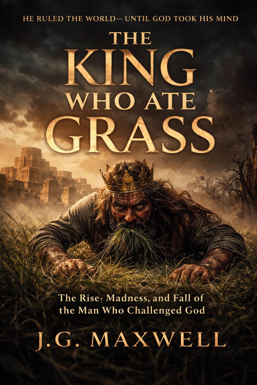“THE KING WHO ATE GRASS: The Rise, Madness, and Fall of the Man Who Challenged God”