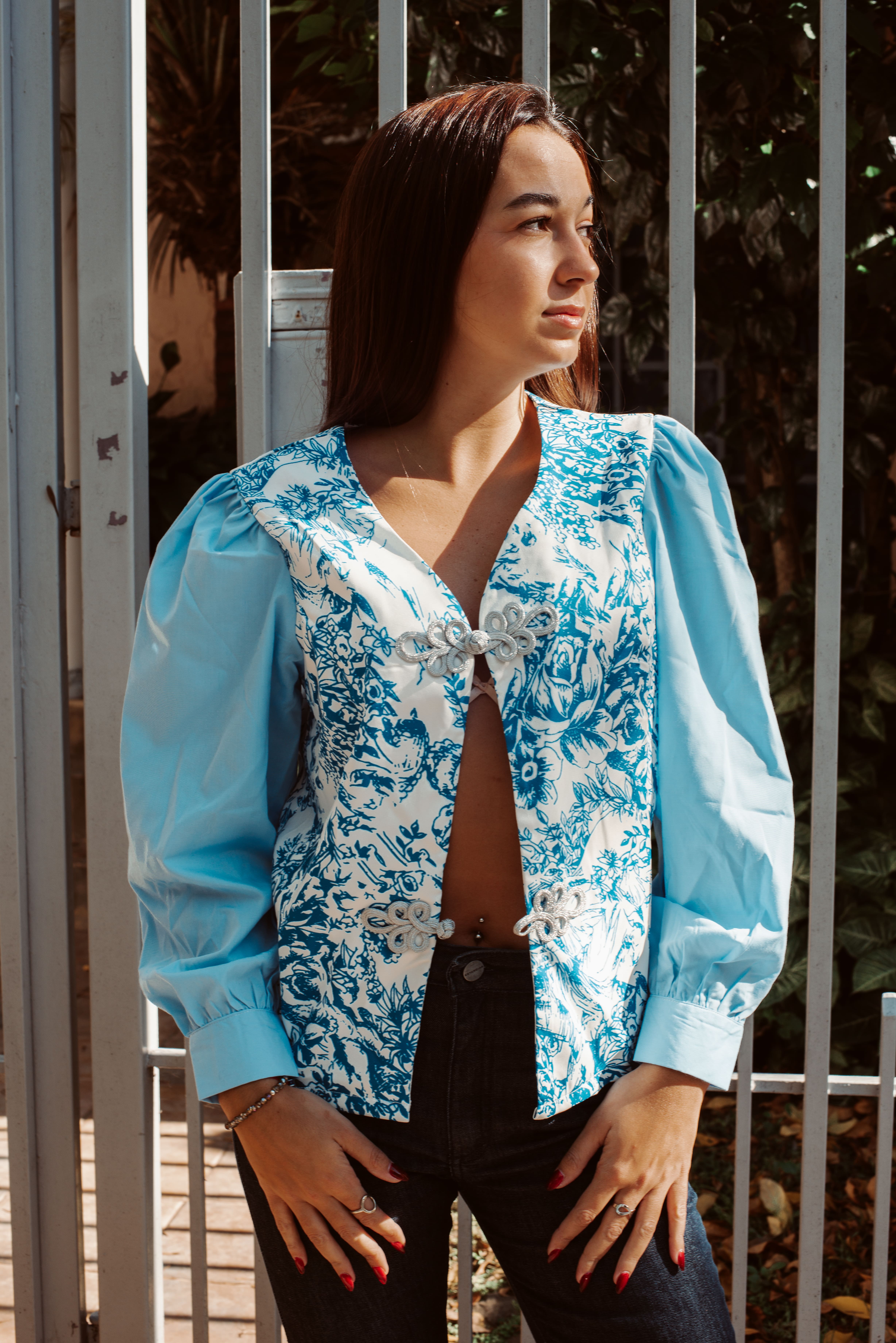 Camisa Celeste 