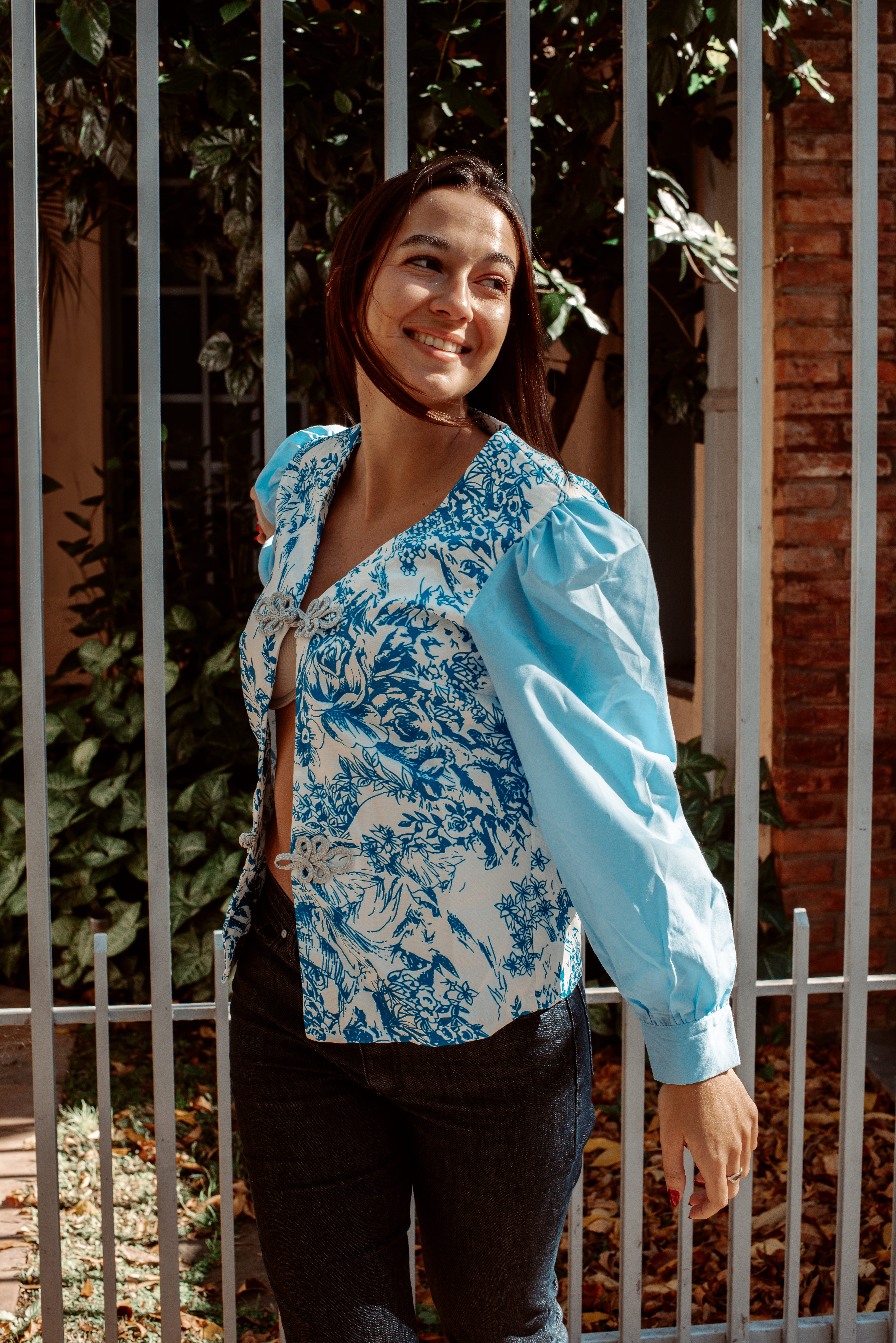Camisa Celeste 