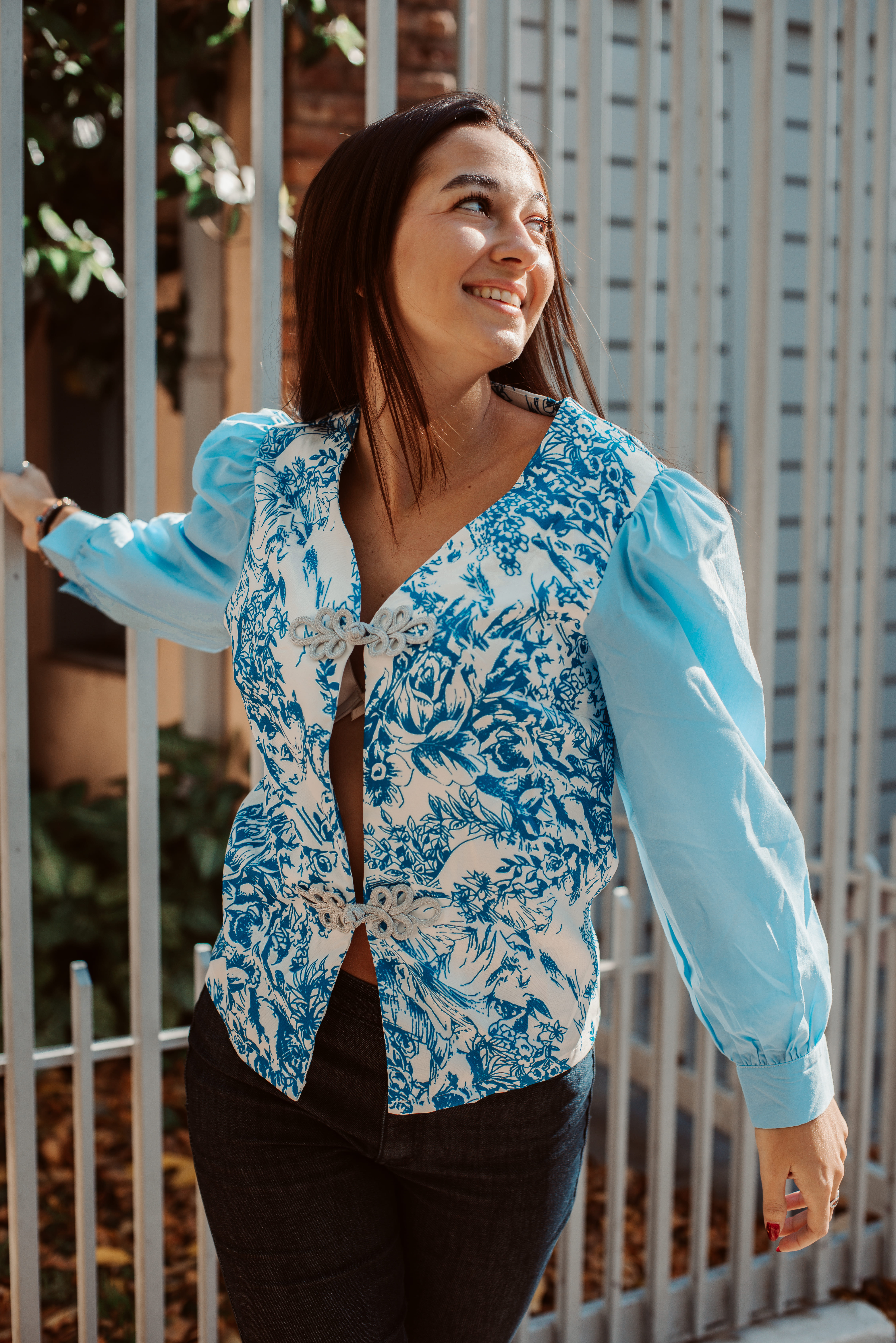 Camisa Celeste 
