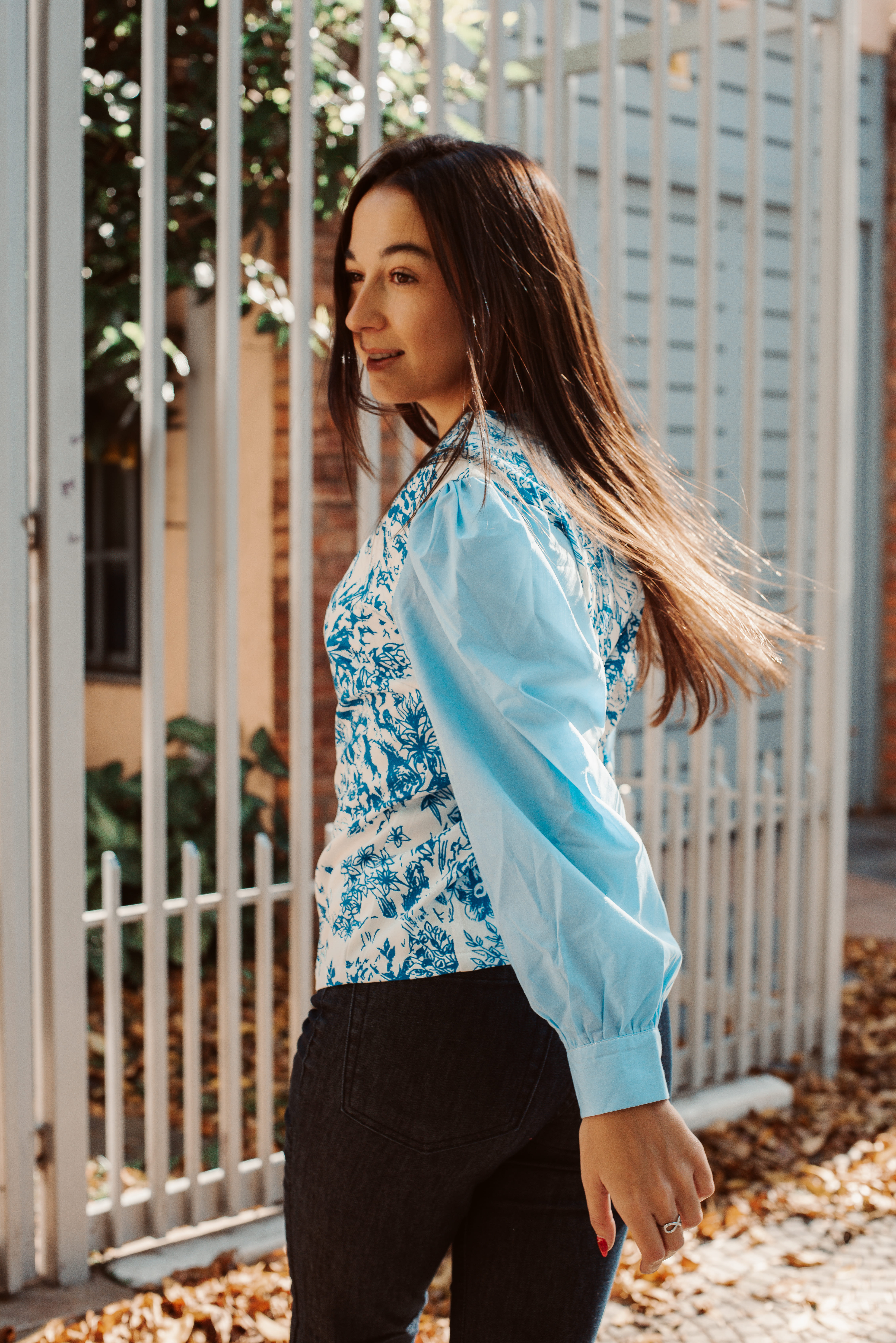 Camisa Celeste 