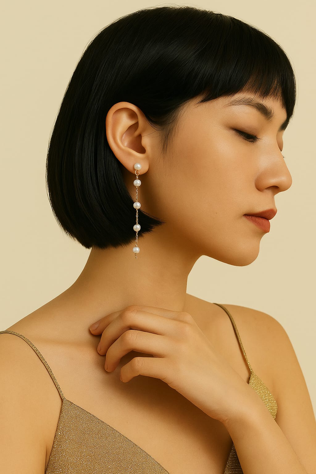 Pendientes Perla