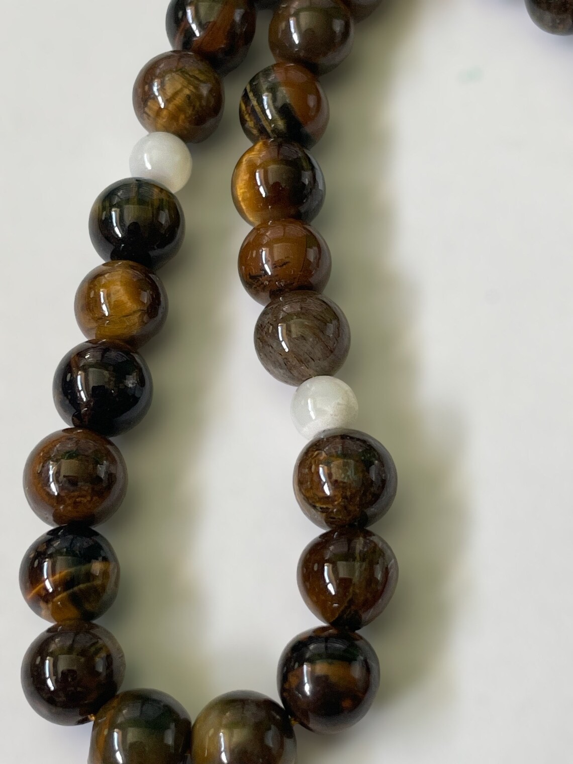 33 Tiger Eye and Mother of Pearl Tasbih Masbaha 