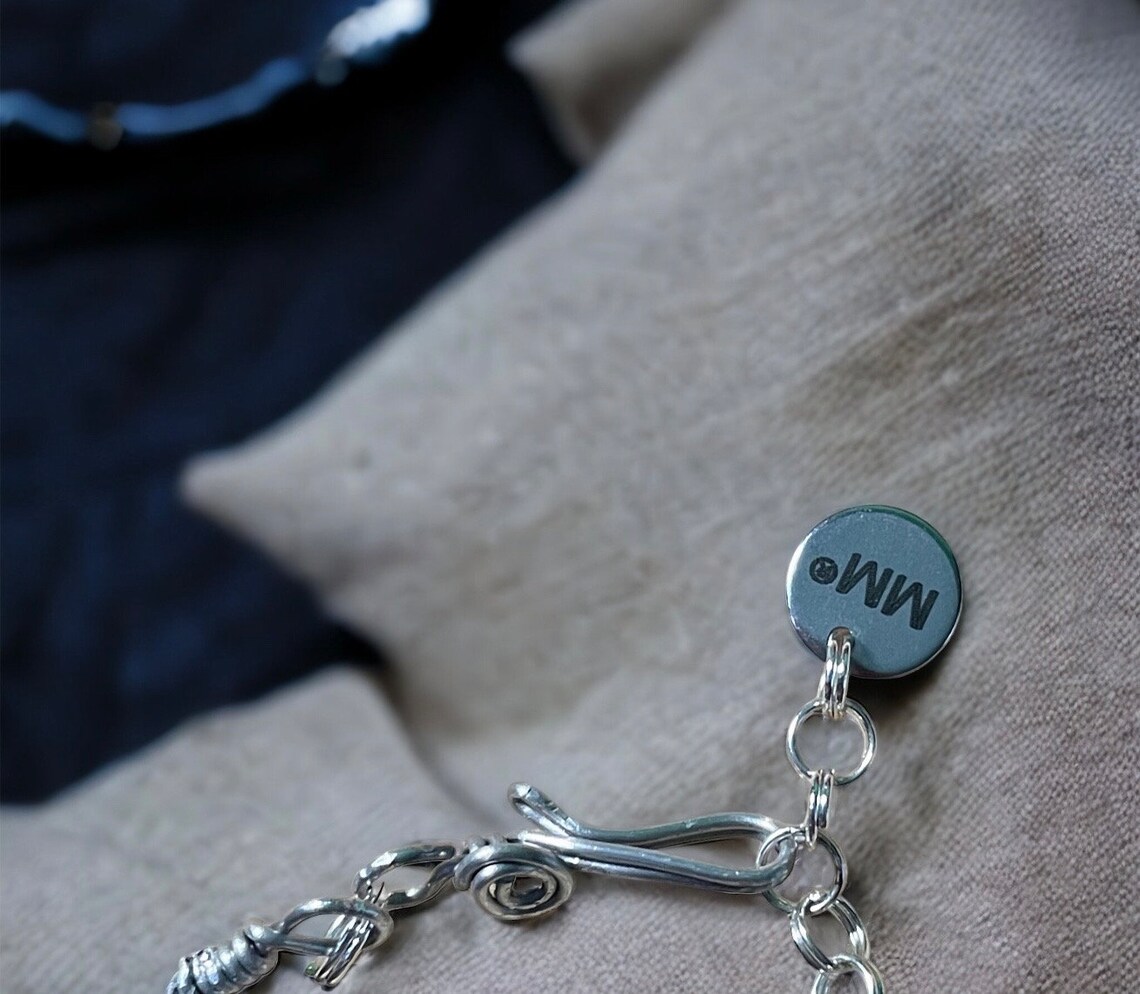 African Green Jasper Wire Wrap Bracelet and Earrings Set