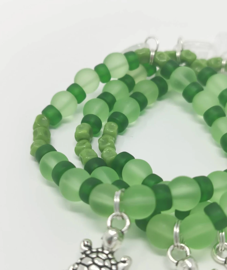 All the Greens Sea Turtle Charm Bracelet