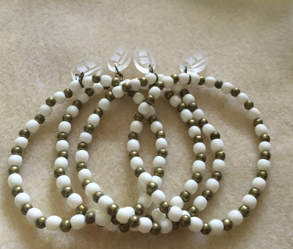 Bone and Brass Bracelet