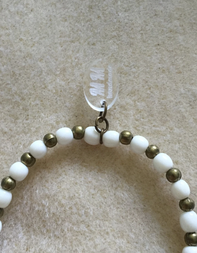 Bone and Brass Bracelet